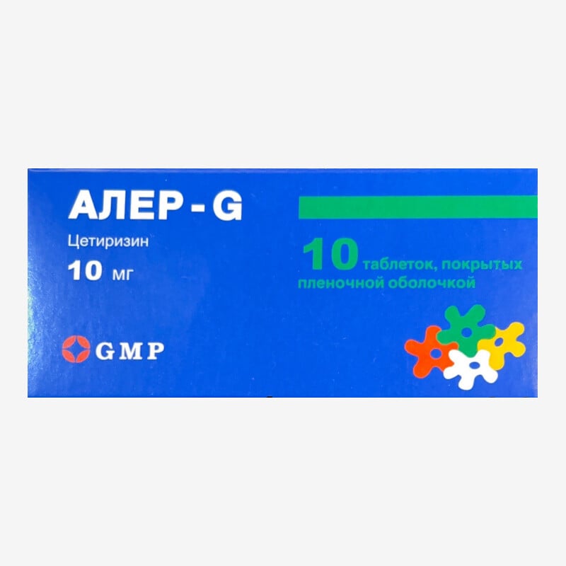 АЛЕР MEDICINES Aler-G tablets 10mg x 10