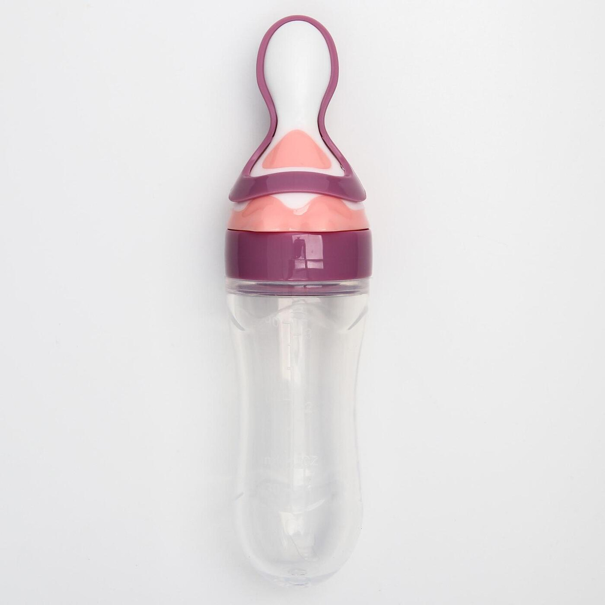 Крошка FOR KIDS Silicone feeding bottle with spoon 90ml