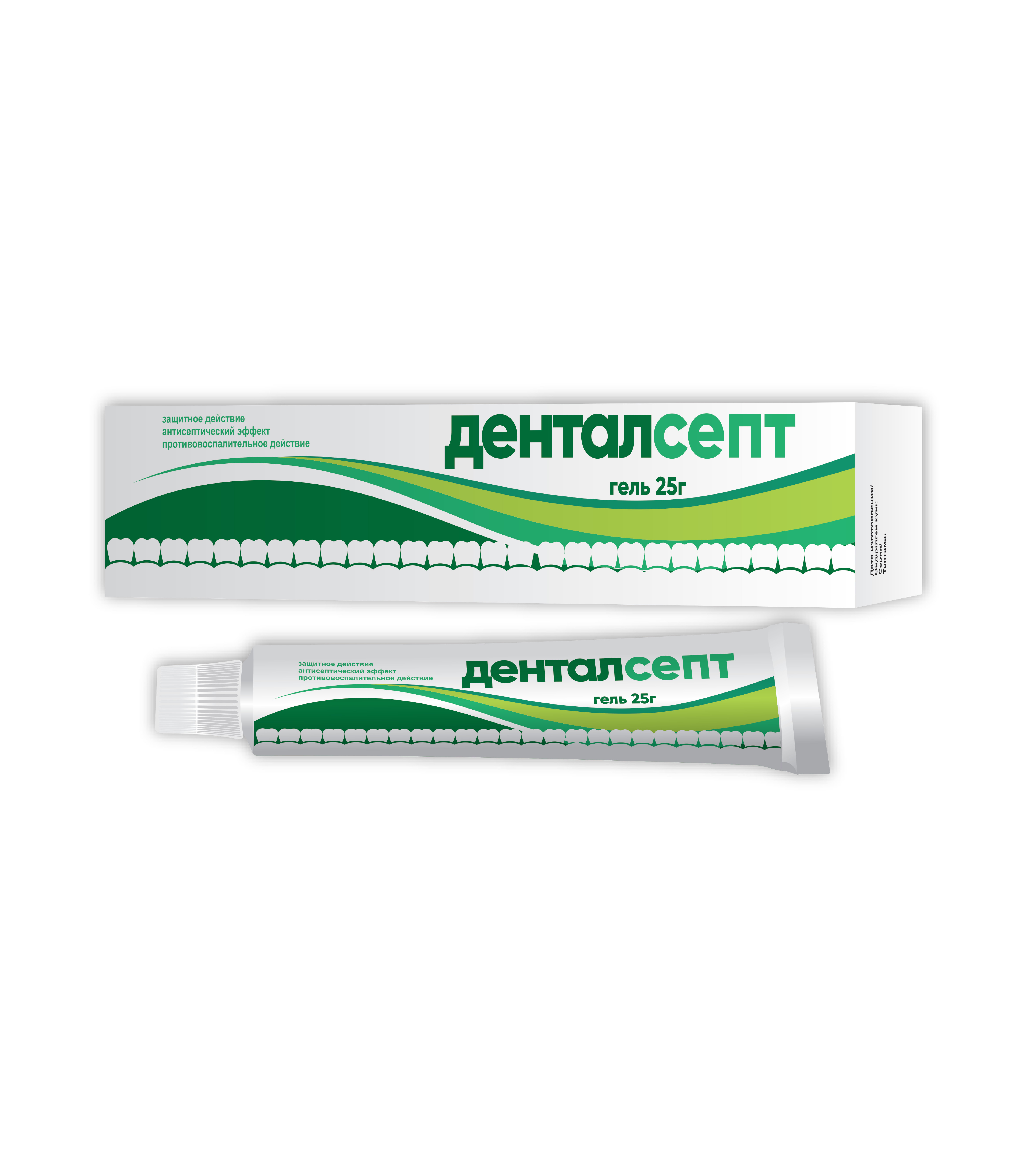 Денталсепт MEDICINES Dentalsept gel 25g