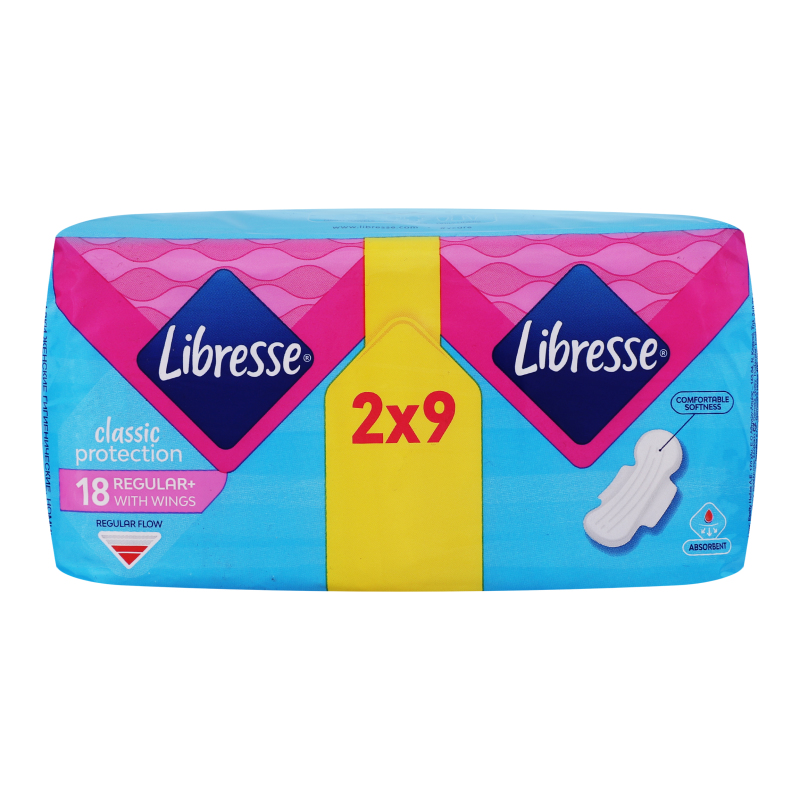 Либресс CARE PRODUCTS Libresse sanitary pads Classic Normal (9612), 18pc