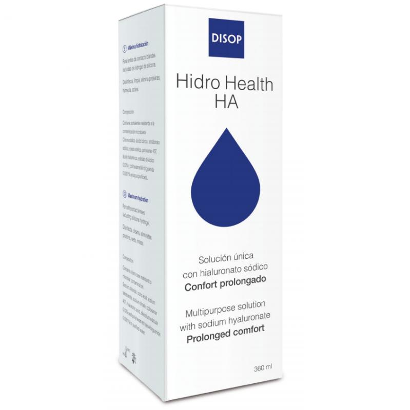 Раствор СРЕДСТВА ПО УХОДУ Hidro Health HA раствор для линз 360мл