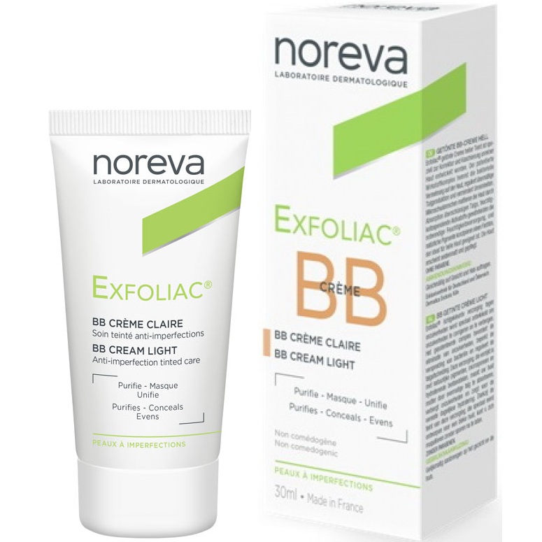 Норева CARE PRODUCTS Noreva Exfoliac BB cream light 30ml 9770