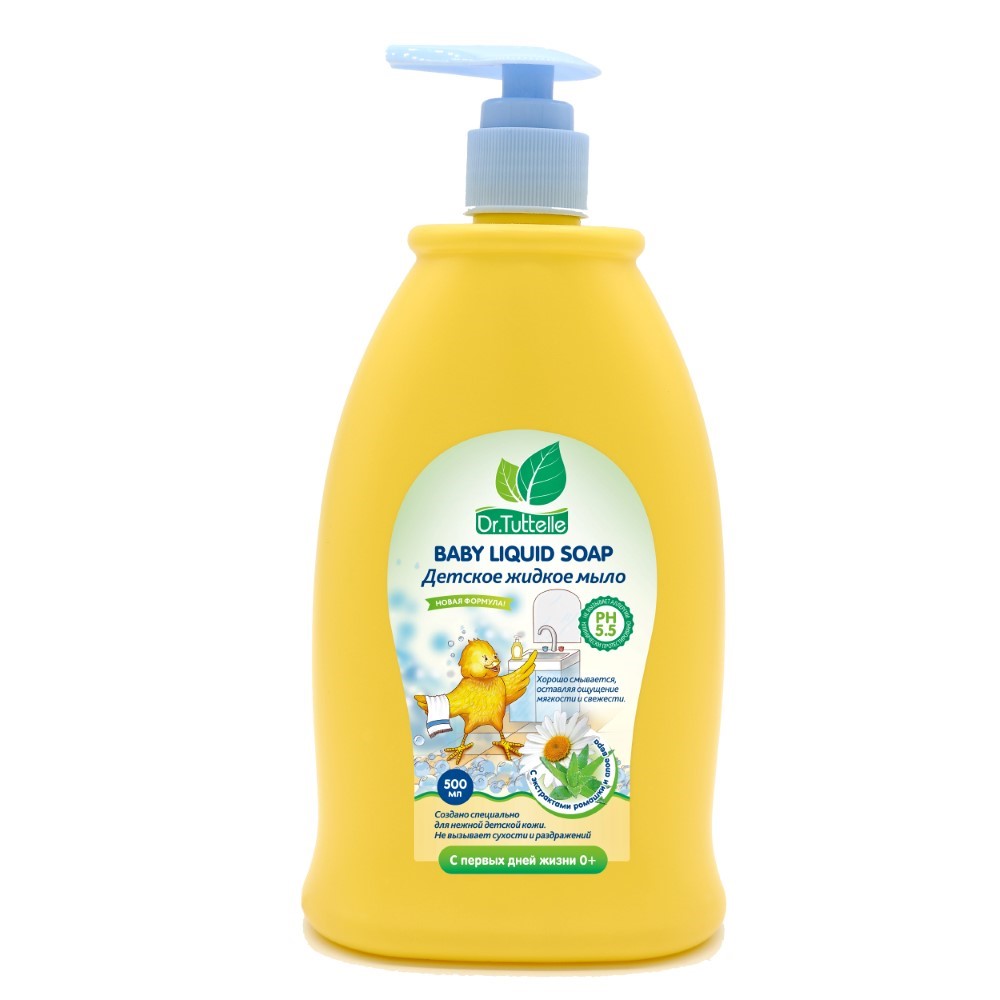 Др.Тутл FOR KIDS Dr.Tuttelle baby liquid soap with chamomile extract and aloe vera 0m+ 250ml