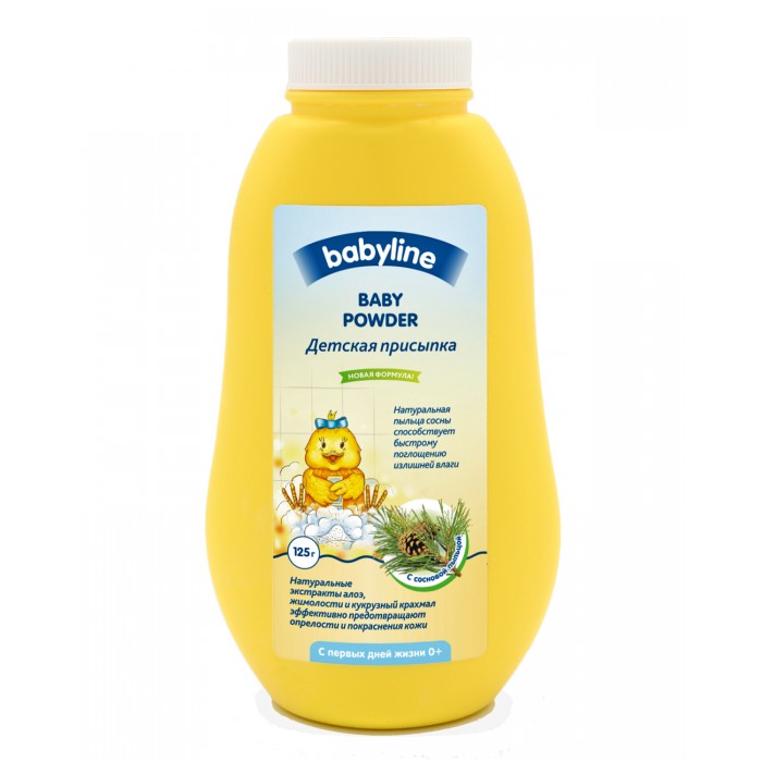 Бейбилайн FOR KIDS Babyline baby powder with pine pollen 0m+ 125g.