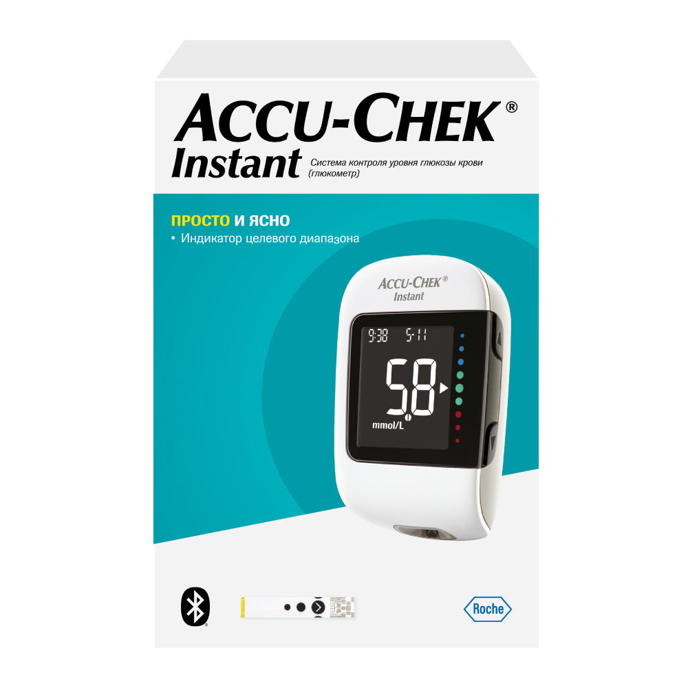 Глюкометр MEDICAL SUPPLIES Glucometer Accu-Chek Instant