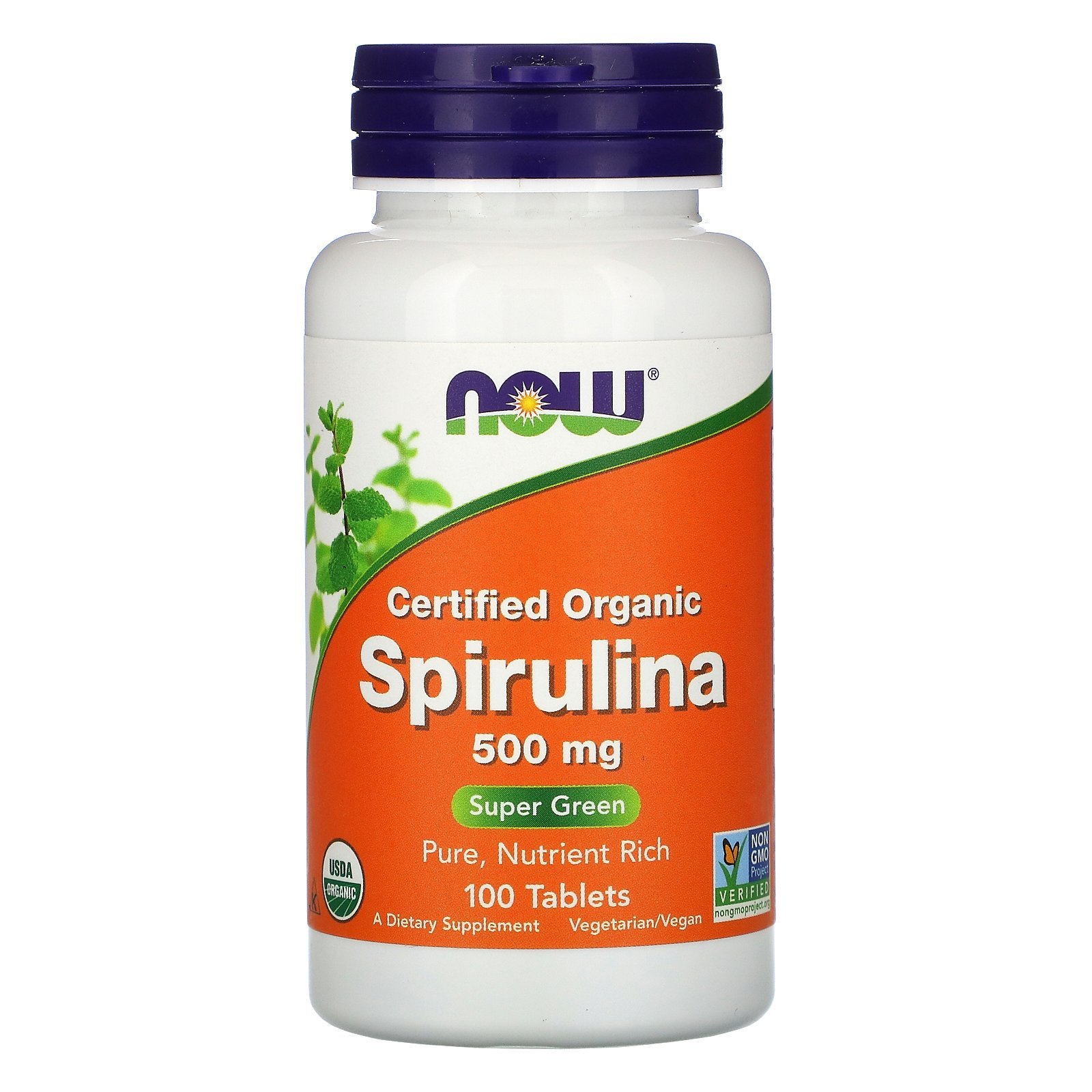 Спирулина MEDICINES Spirulina tablets 500mg x 100