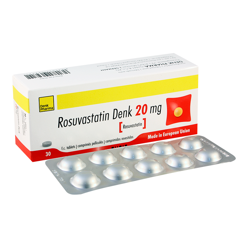 Розувастатин MEDICINES Rosuvastatin Denk tablets 20mg x 30