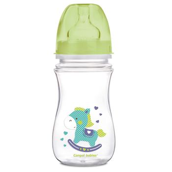 Канпол FOR KIDS Canpol anti-colic feeding bottle green 240ml #4017