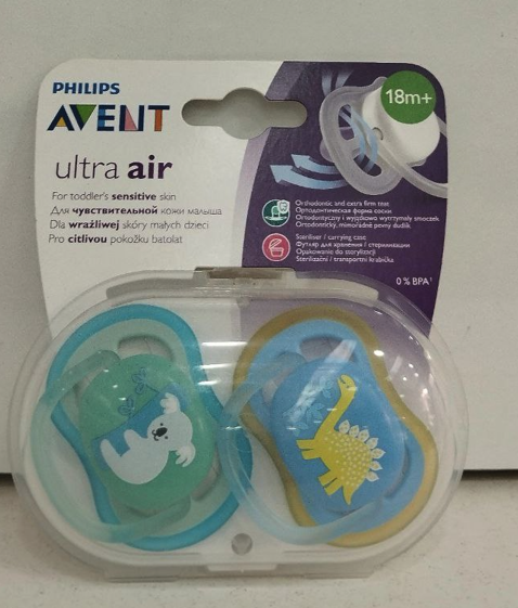 Авент FOR KIDS Avent silicone soothers 18+ months #349/11