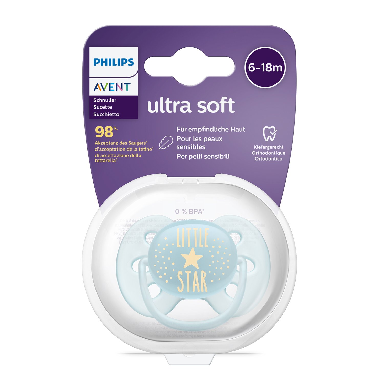 Авент FOR KIDS Avent silicone soothers 6-18 months N1 #528/01
