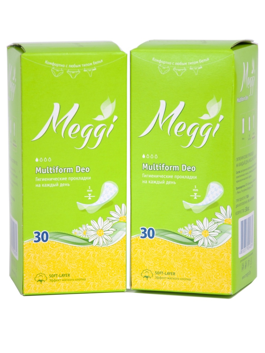 Мегги CARE PRODUCTS Maggie sanitary pads multiform deo 30pcs