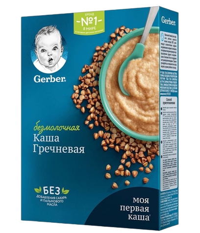 Гербер FOR KIDS Gerber dairy-free buckwheat porridge 6+ months 180g