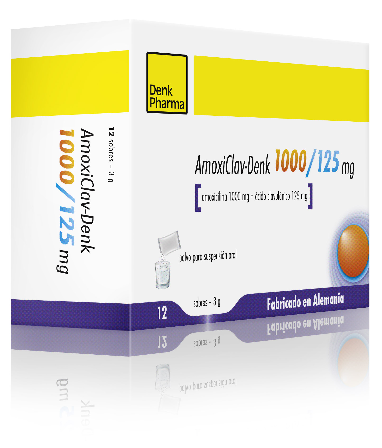 Амоксиклав MEDICINES AmoxiClav-Denk sachet 1000 / 125mg N12