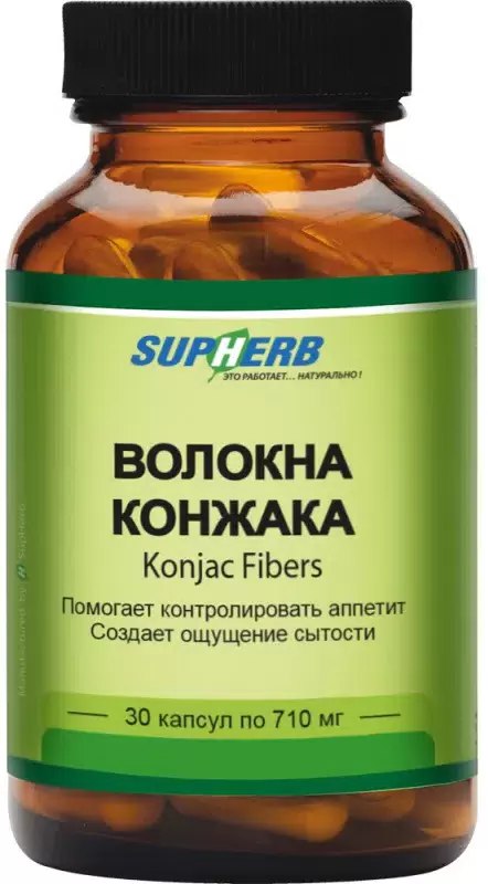 Волокна MEDICINES Konjac fiber capsules 710mg N90