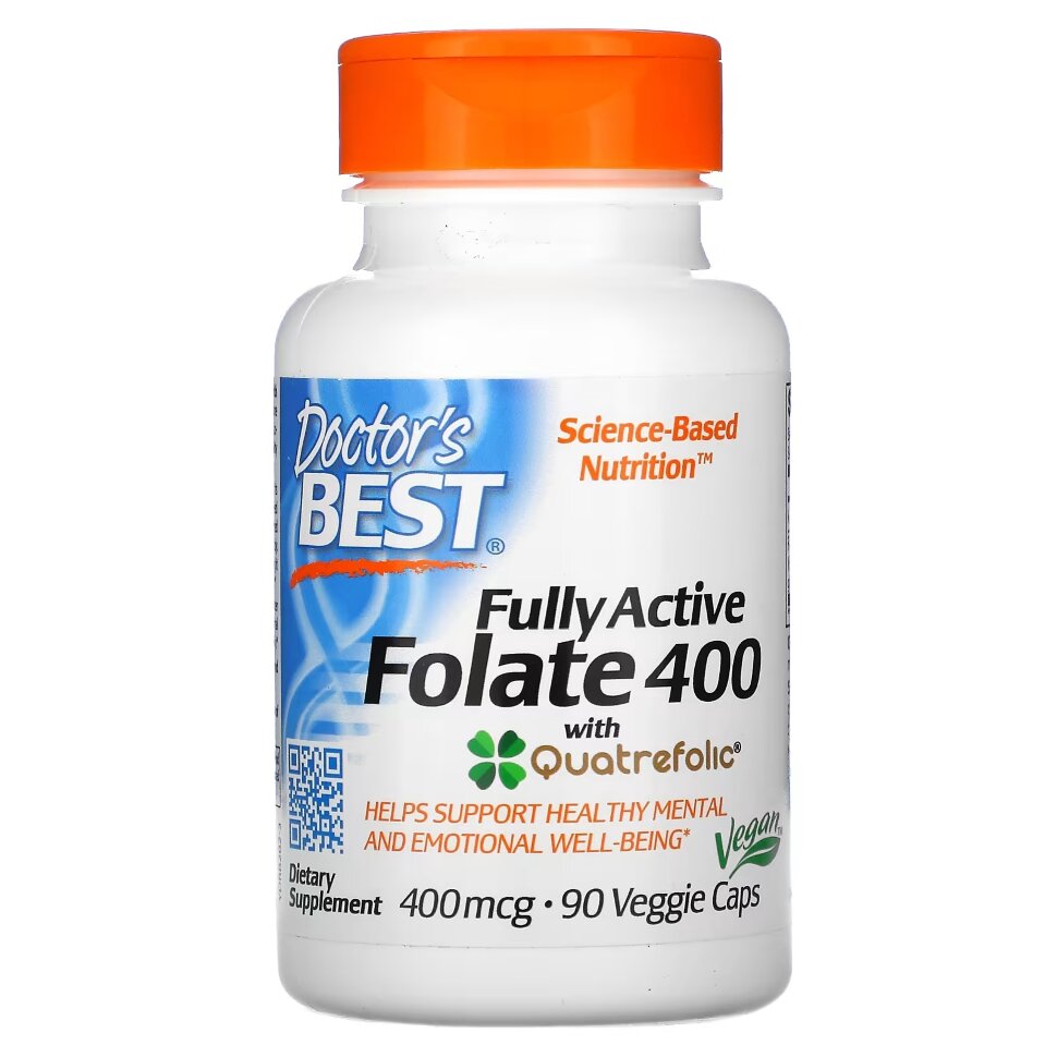 Фоилевая MEDICINES Folic acid 400mg x 90 Doctor Best