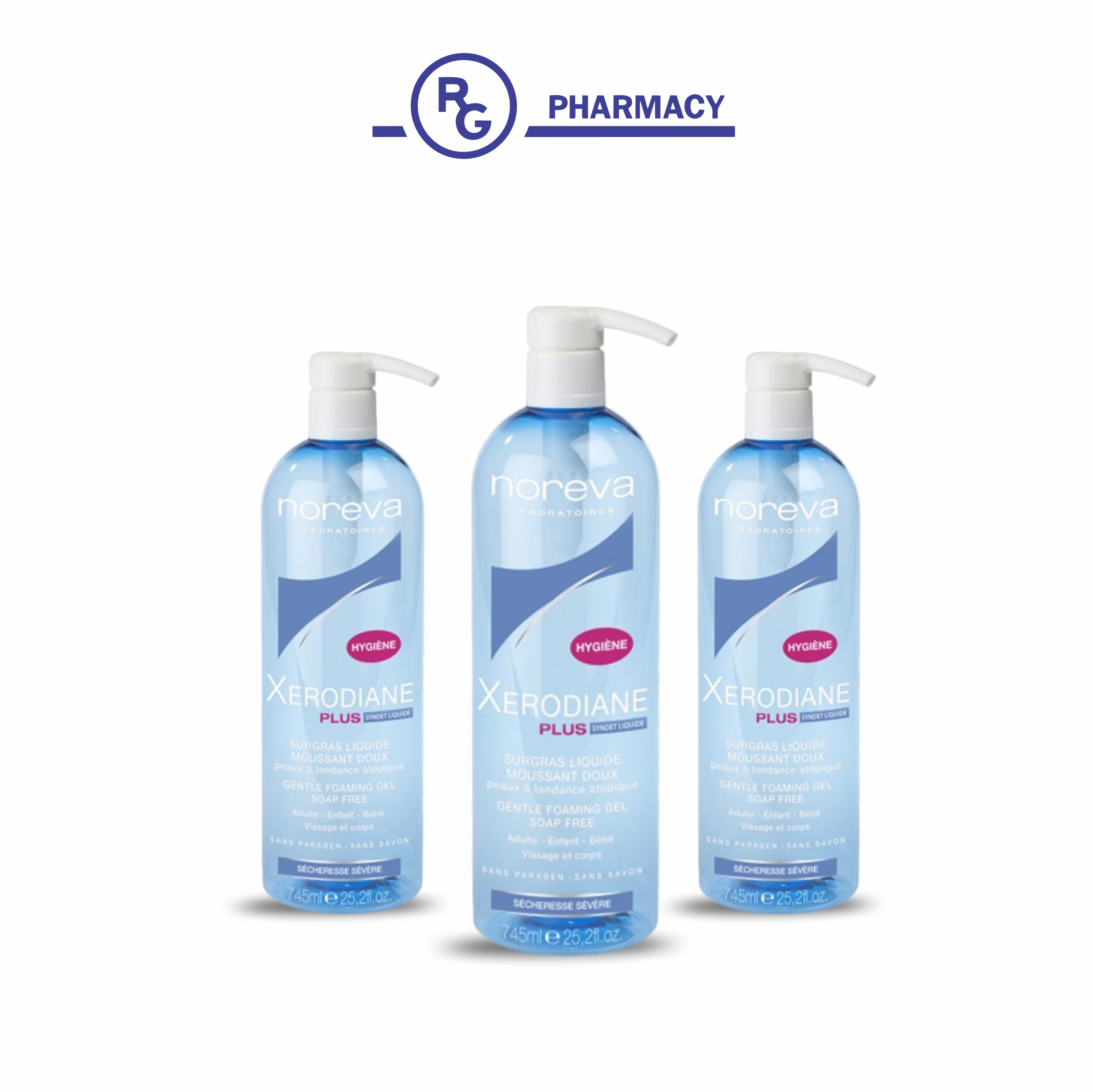 Норева CARE PRODUCTS Noreva Xerodiane AP+ cleansing gel for face and body 745ml