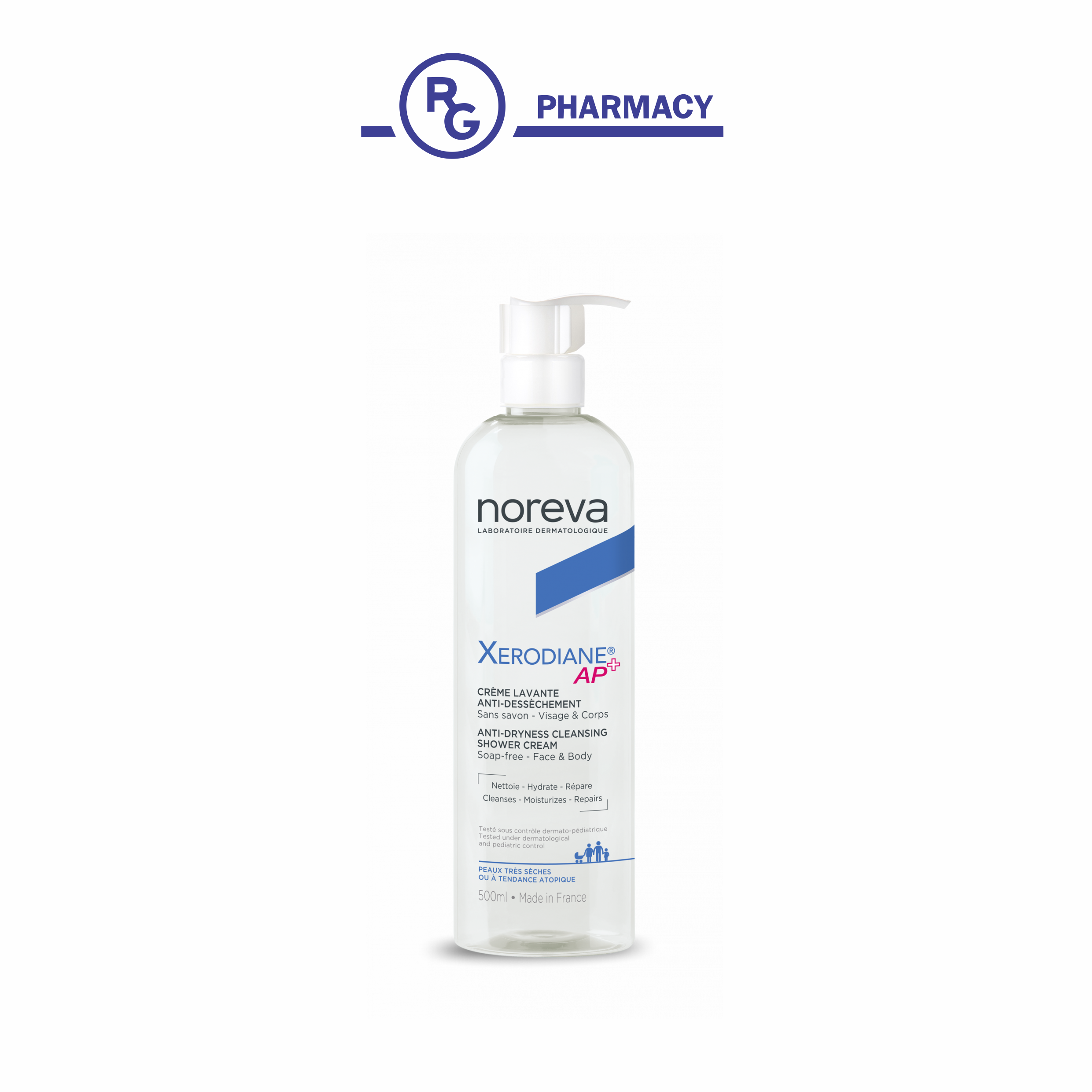 Норева CARE PRODUCTS Noreva Xerodiane AP+ cleansing cream for face and body 745ml #3654