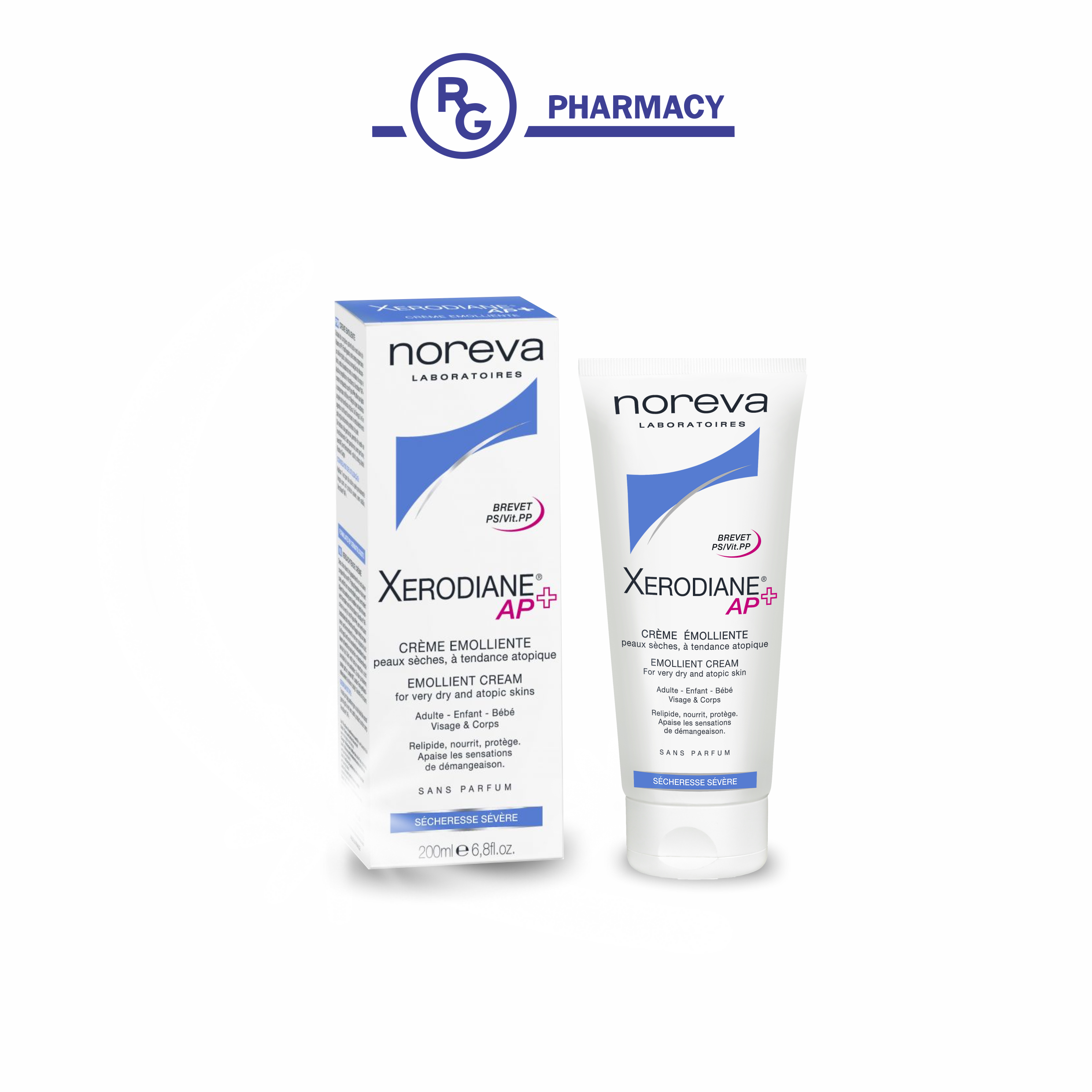 Норева CARE PRODUCTS Noreva Xerodiane AP+ emollient cream for dry skin 200ml #0791