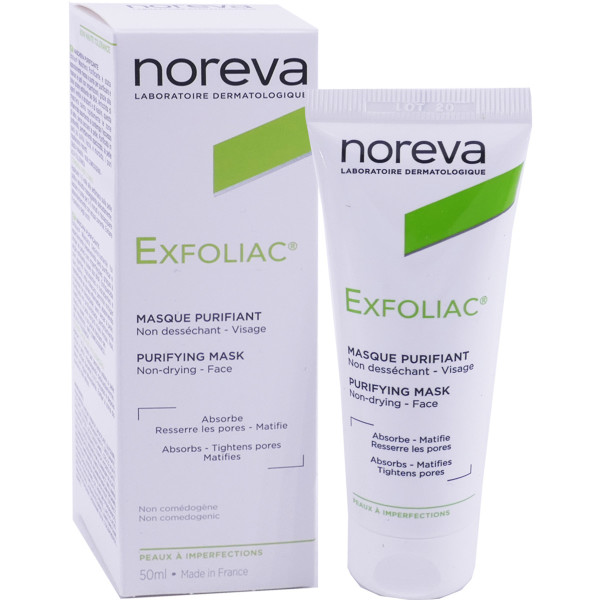 Норева СРЕДСТВА ПО УХОДУ Noreva Exfoliac отшелушивающая маска 50мл #2227