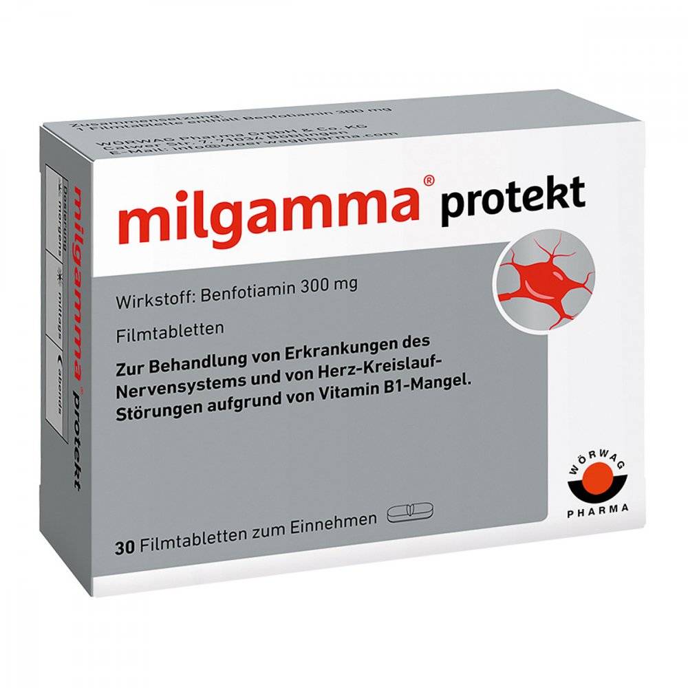 Мильгамма MEDICINES Milgamma Protect tablets 300mg x 30