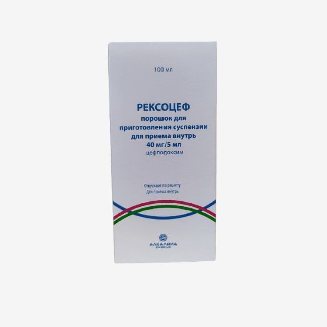 Рексоцеф MEDICINES Rexocef suspension 40mg/5ml; 100ml