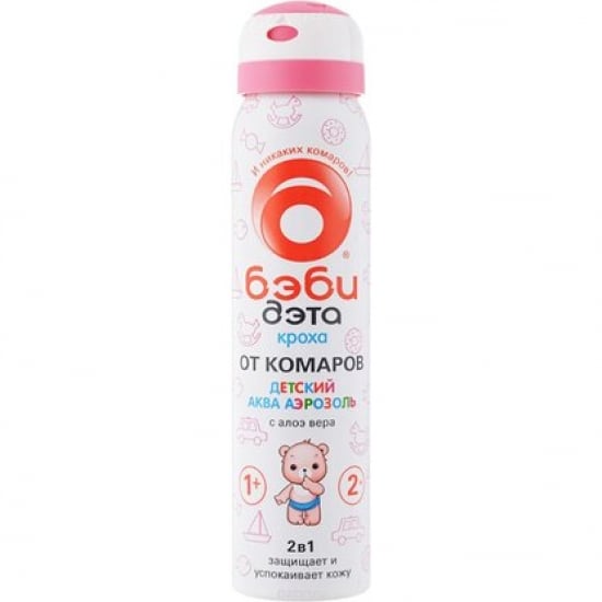 Дэта MEDICAL SUPPLIES Deta Baby aqua spray for children against mosquitoes 1+ 100ml (134)