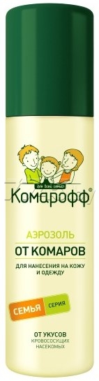 Комарофф MEDICAL SUPPLIES Komaroff mosquito family spray 150ml