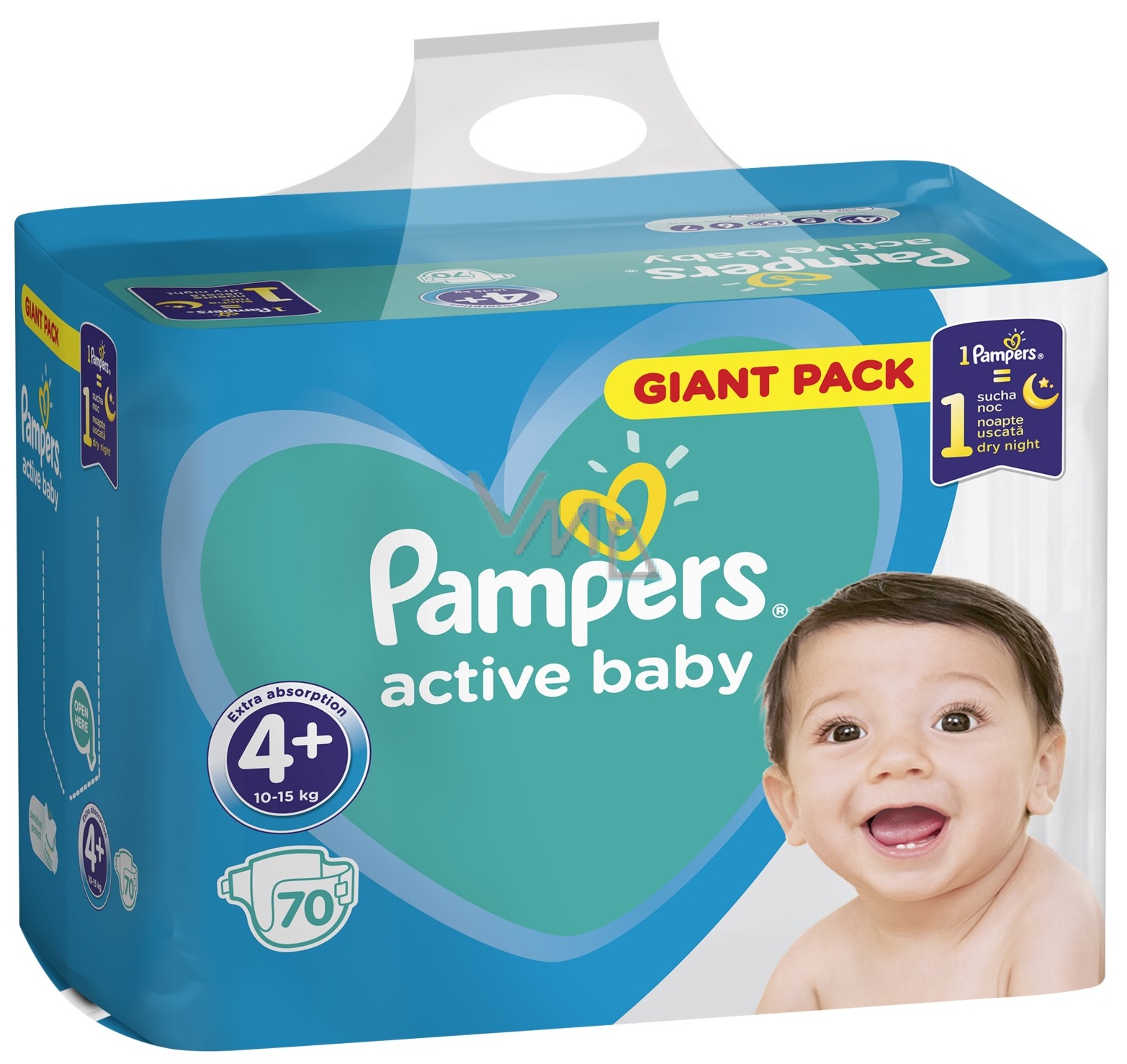 Памперс FOR KIDS Pampers diapers #4+ maxi (10-15kg) N70