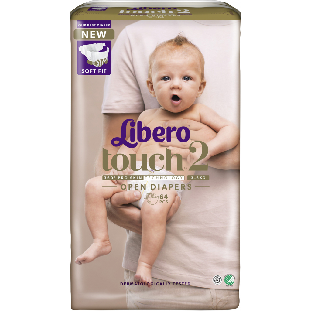 Либеро FOR KIDS Libero diapers Touch #2 3-6kg N64 7985