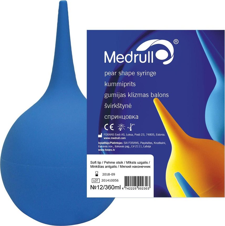 Спринцовка MEDICAL SUPPLIES Douche A-12 360ml soft tip Medrull