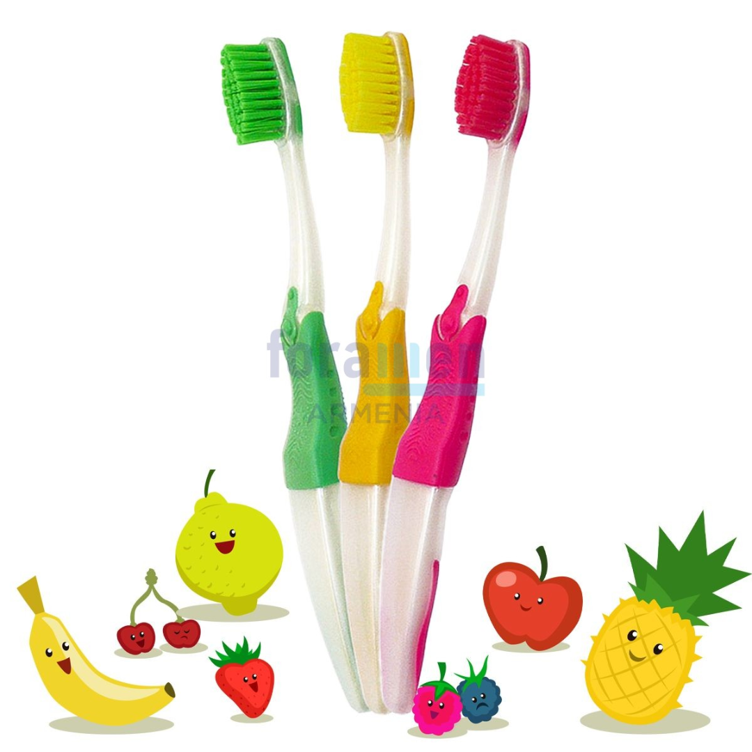 Форамен ПРОДУКТЫ ДЛЯ ДЕТЕЙ Форамен детская зубная щетка fruits extra soft 5+ /553