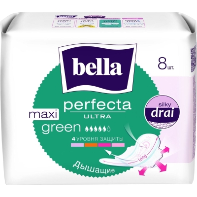 Белла CARE PRODUCTS Bella New Perfecta ultra maxi green 8pc