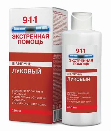 911 CARE PRODUCTS 911 anti-hairloss onion shampoo 150ml Mir