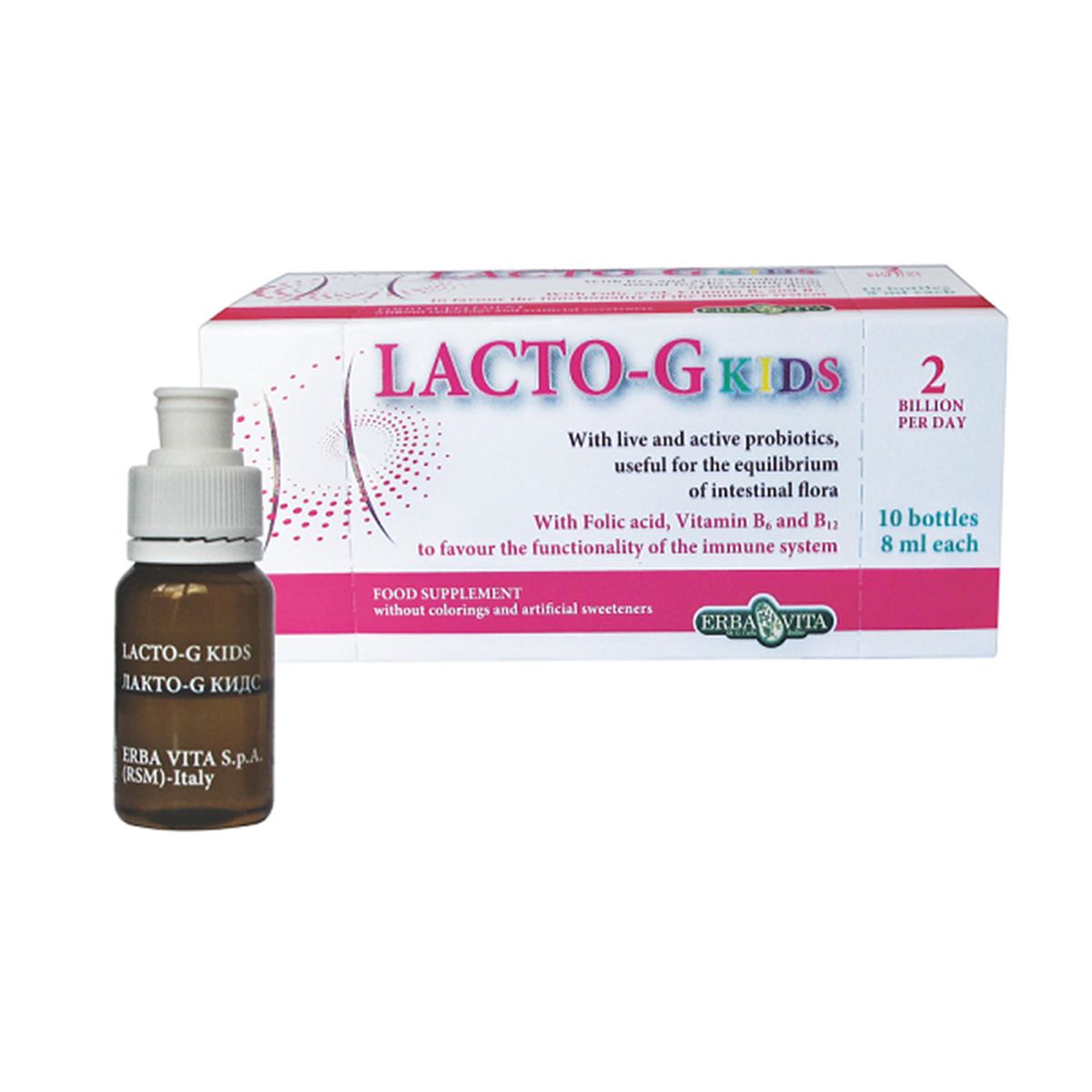 Лакто MEDICINES Lacto-G Kidz bottles 8ml N10