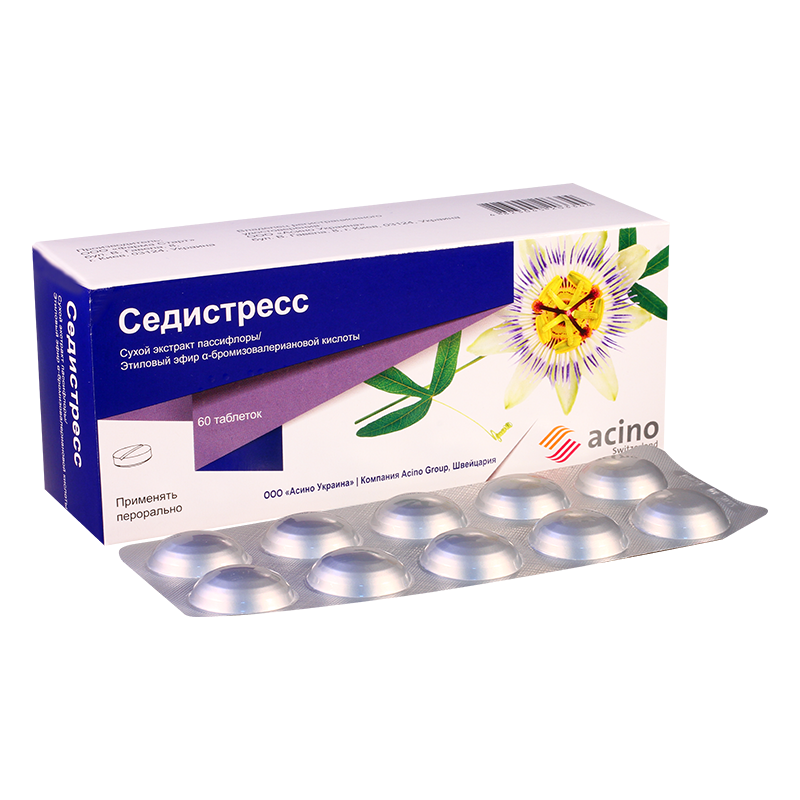 Седистресс MEDICINES Sedistress tablets x 60