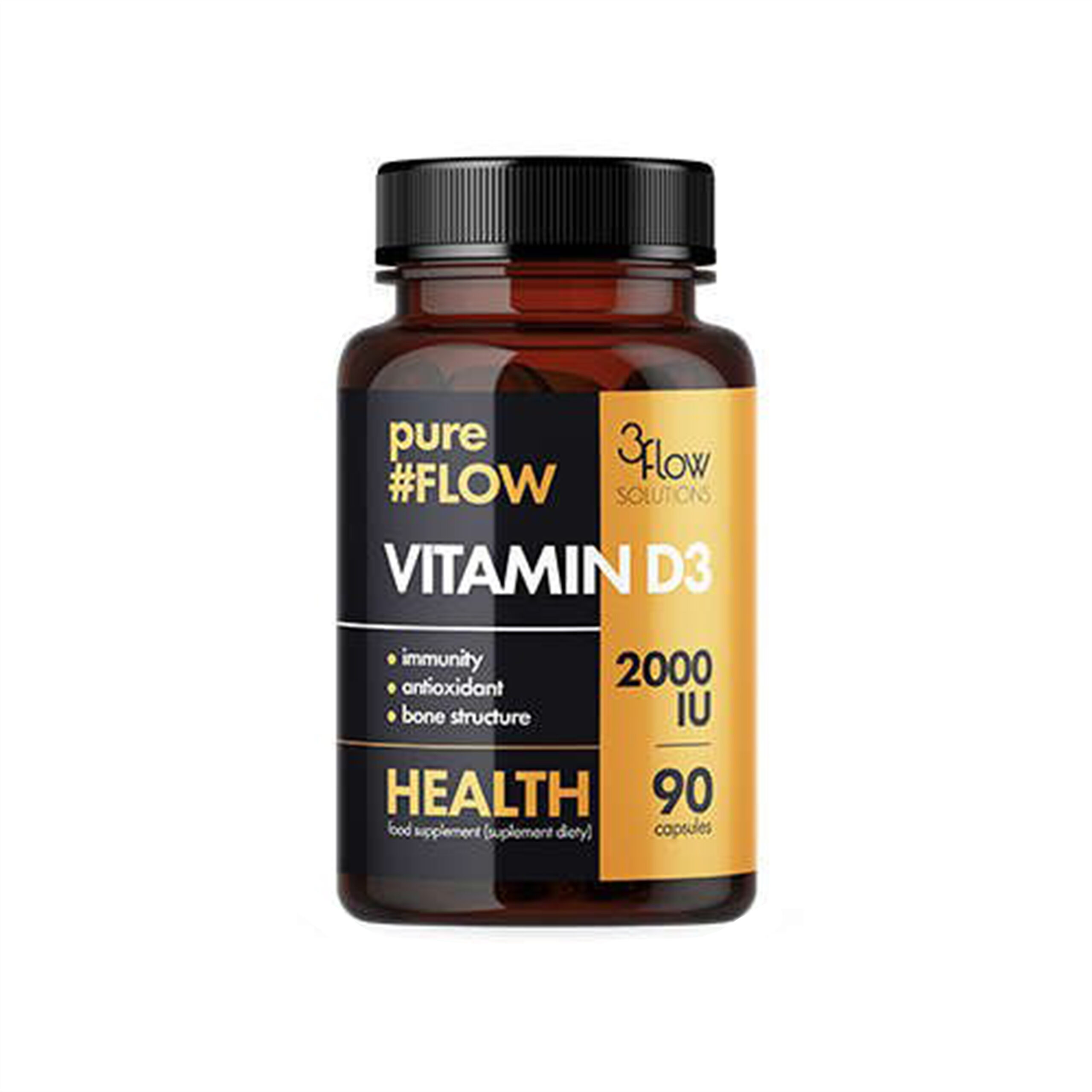 Витамин MEDICINES Vitamin D3 2000IU capsules x 90 Pureflow