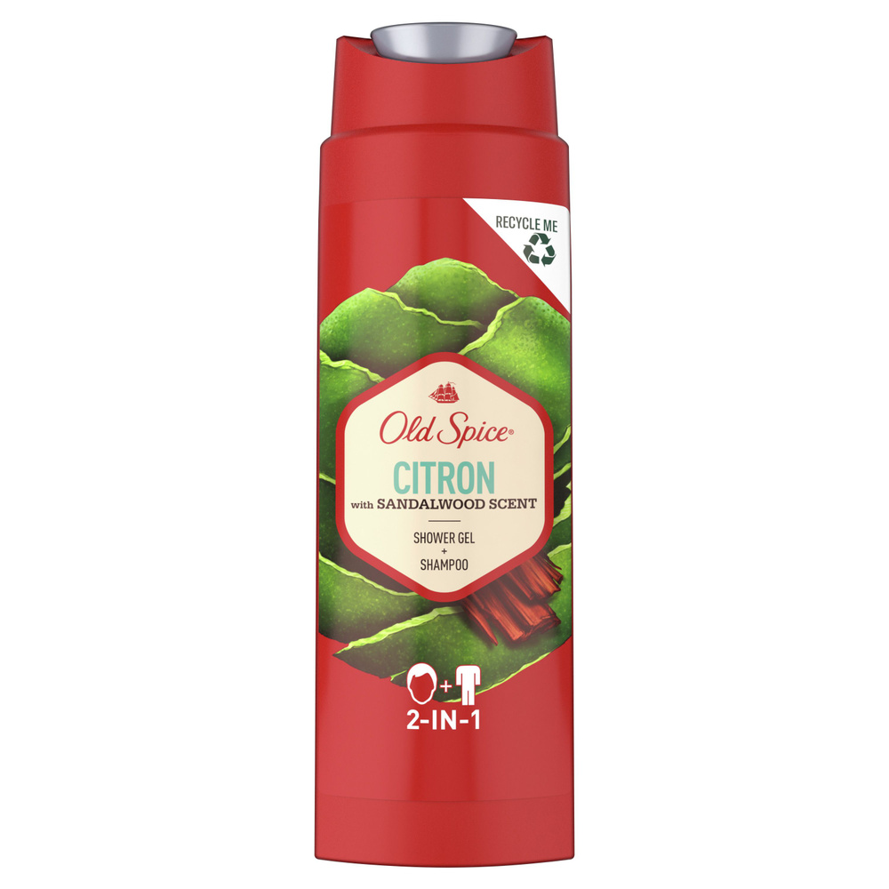 Олд CARE PRODUCTS Old Spice shower gel+shampoo CITRON 250ml