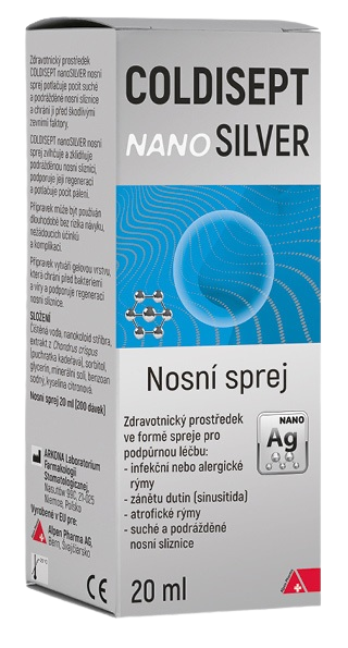 Колдисепт MEDICINES Coldisept NanoSilver nasal spray 20ml