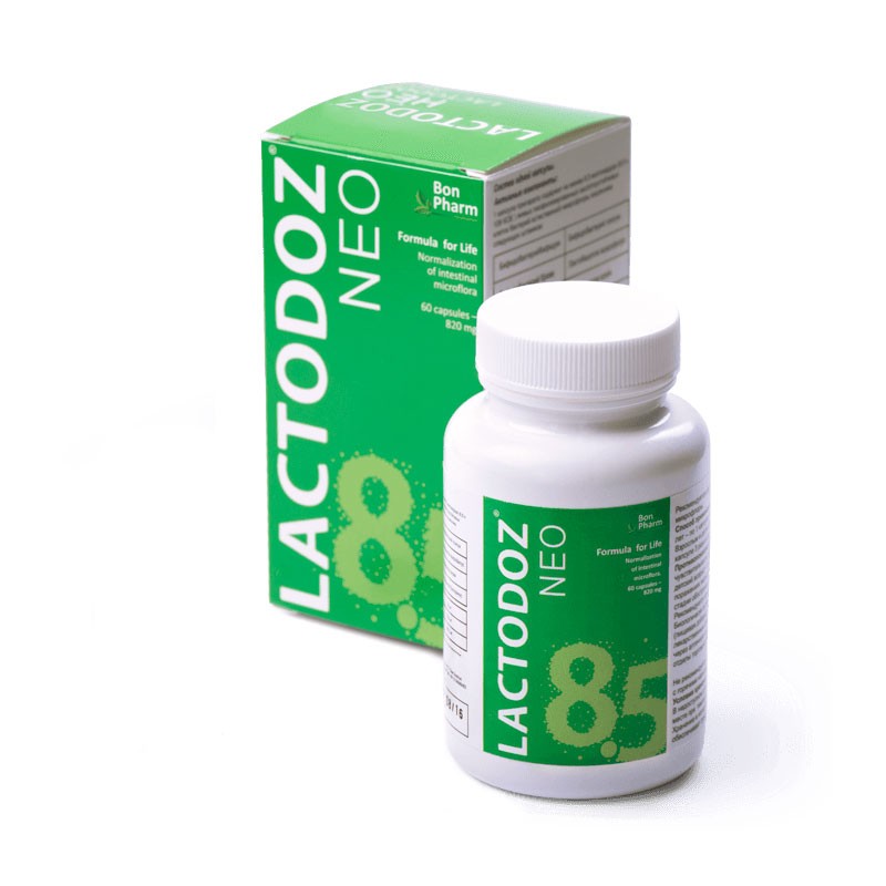 Лактодоз MEDICINES Lactodoz Neo capsules 820mg x 90