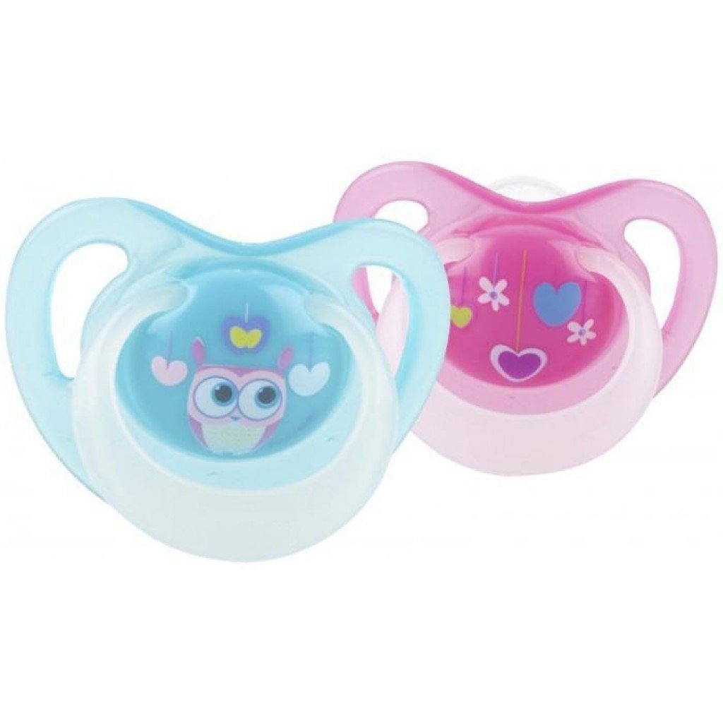 Нуби FOR KIDS Nuby silicone pacifier 6-36m 5818m