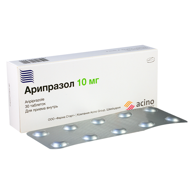 Арипразол MEDICINES Ariprazol tablets 10mg x 30