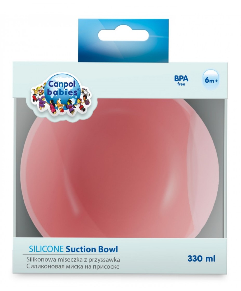 Канпол FOR KIDS Canpol babies silicone suction, pink 4296