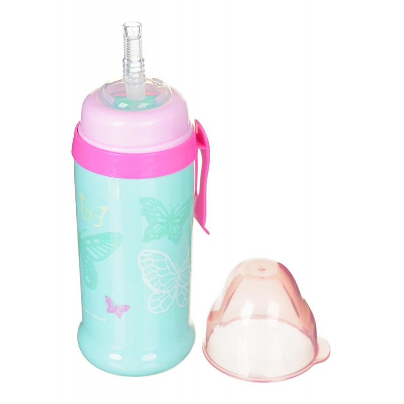 Канпол FOR KIDS Canpol non-spill cup Butterfly, turquoise. 350ml 4374