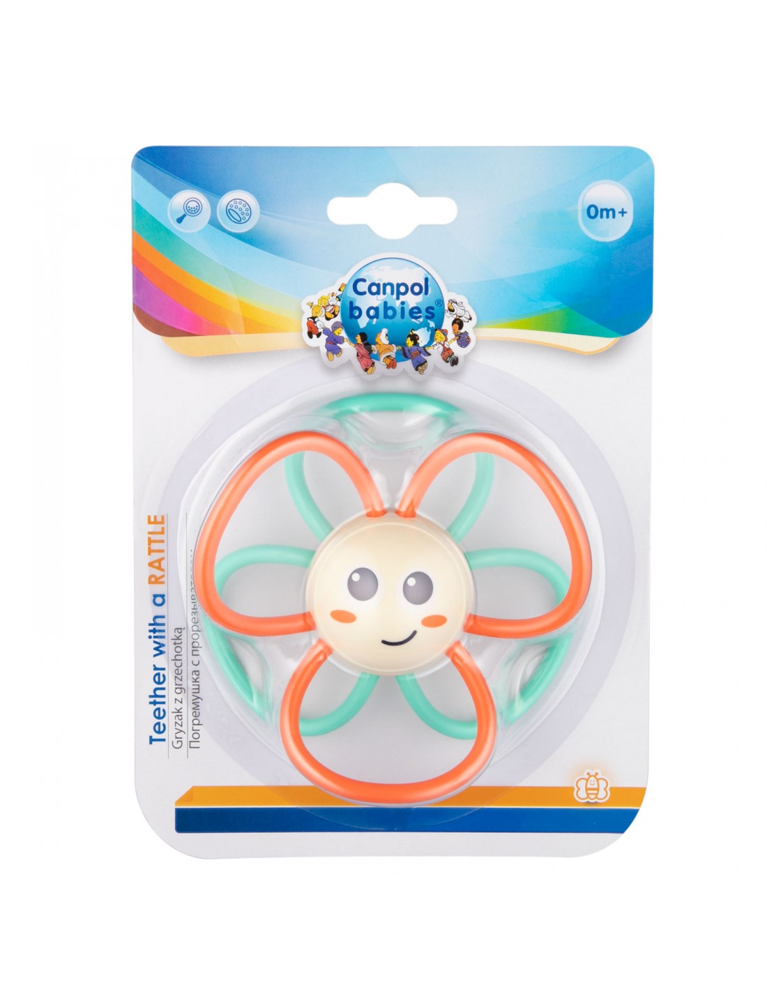 Канпол FOR KIDS Canpol Teether Rattle Sunflower 4294