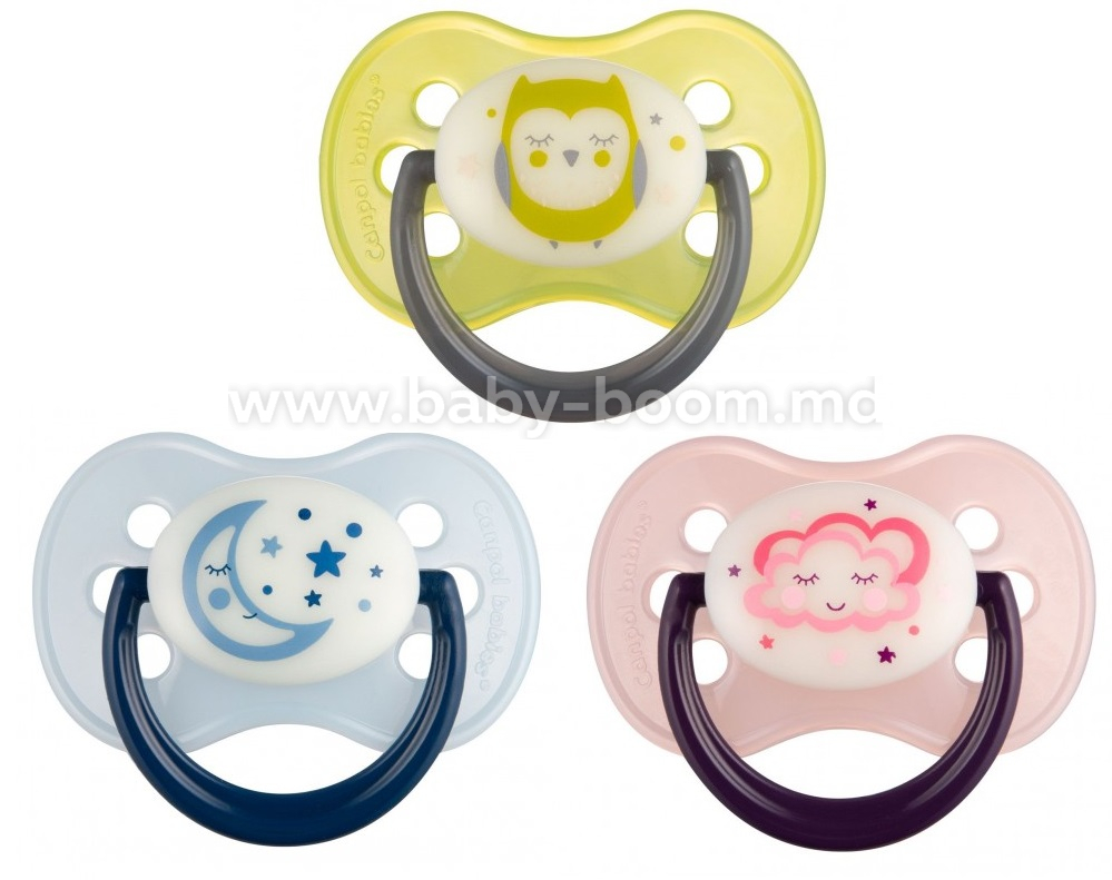 Канпол FOR KIDS Canpol Round latex pacifier. 0-6 months Night dreams 4271