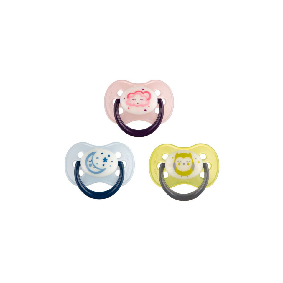 Канпол FOR KIDS Canpol Silicone round pacifier 18+m. Night dreams 4210