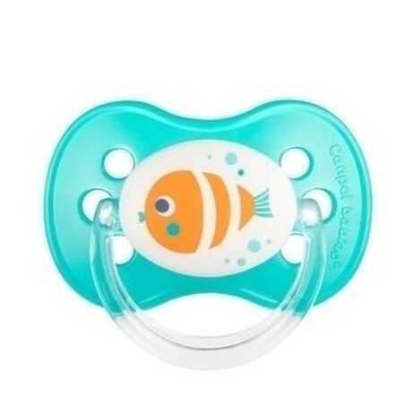 Канпол FOR KIDS Canpol Silicone round pacifier 6-18m. Nature 4036