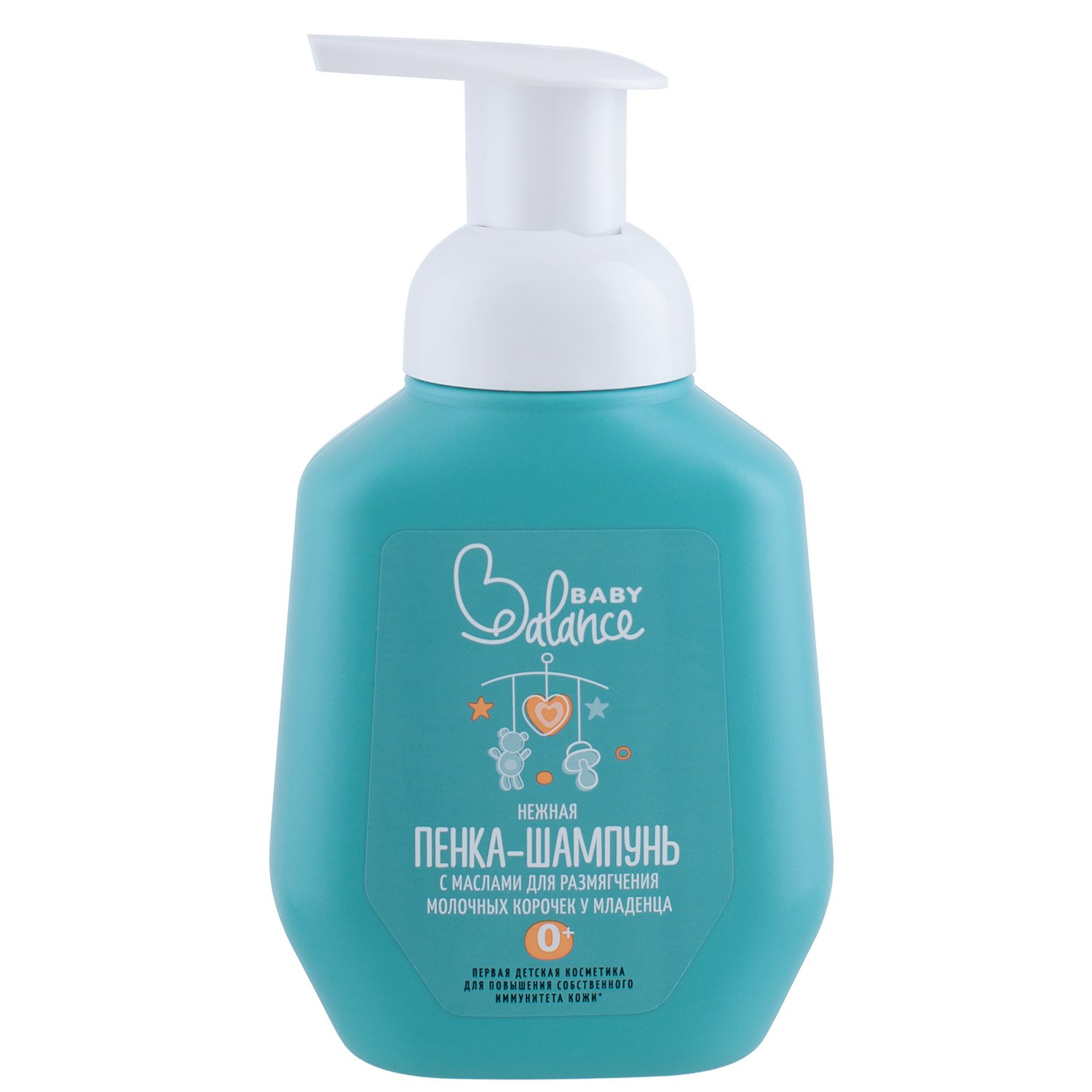 Ака FOR KIDS AQA Baby Balance. Foam shampoo with oils for baby, 250ml 5071