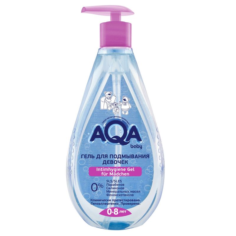 Ака FOR KIDS Aqa Baby washing gel for girls 400ml