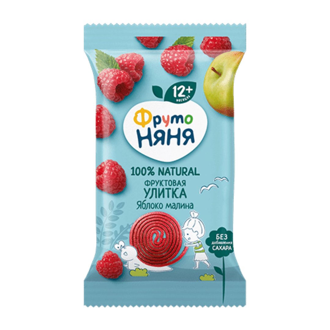 Фруто FOR KIDS Fruto Nyanya fruit snail apple raspberry 12m+ 15g